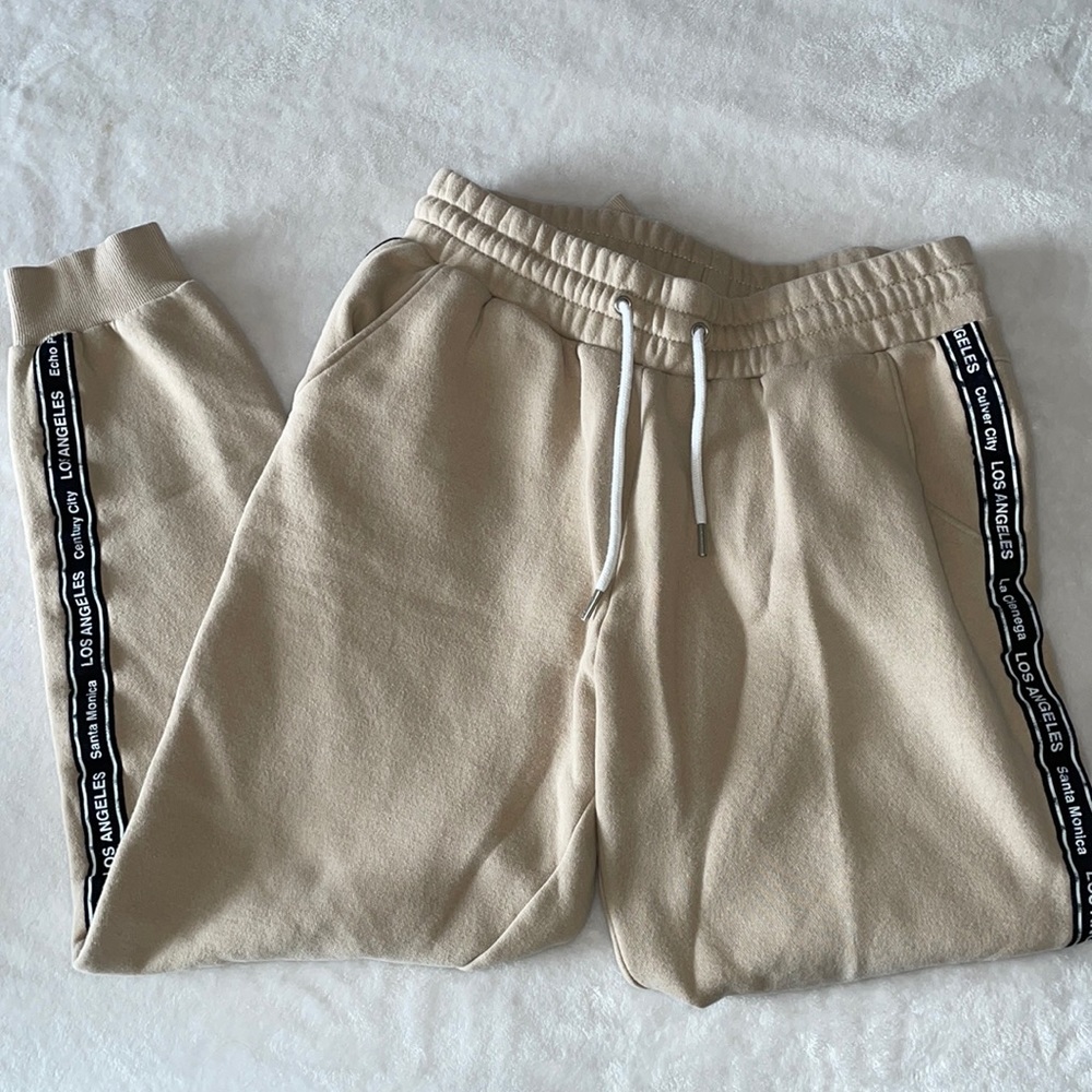 H&M Tan Joggers